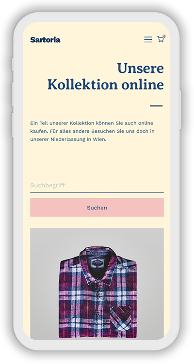 Fashion Template Mobile Screenshot 2