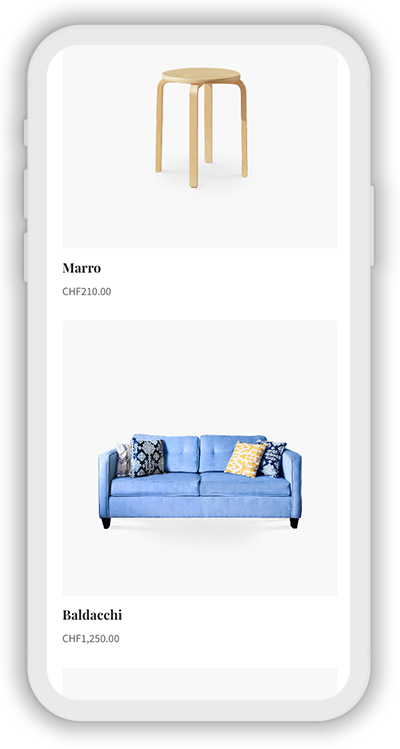 Furniture Template Mobile Screenshot 3