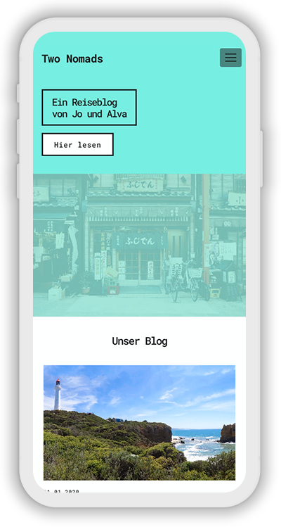 Travel Template Mobile Screenshot 1